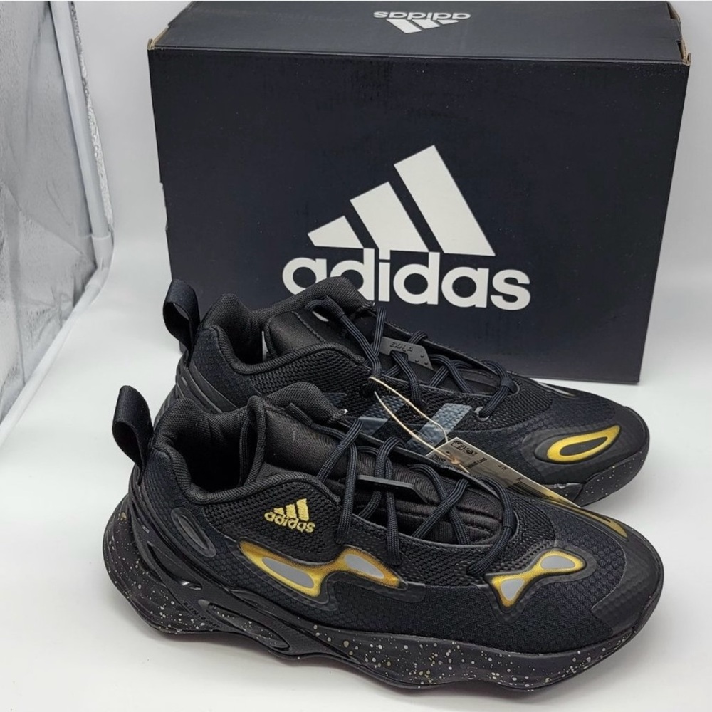 Adidas 2021 Candace Parker x Wmns Exhibit A Sneakers 
'Black Gold' Size 10 NWT
